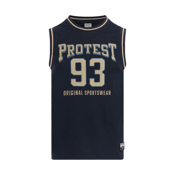 Tank top Protest Espen. Zielone t-shirty męskie Protest, na lato, s, bez wzorów, z materiału, eleganckie, bez kołnierzyka. Za 185.00 zł.
