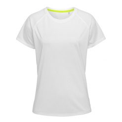 Raglanowa Koszulka Dla Kobiet. Białe koszulki sportowe damskie Stedman, s, bez wzorów, sportowe, bez kołnierzyka. Za 56.99 zł.