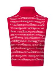 Tommy Jeans Sweter Kobiety Bawełna czerwony|biały, M. Białe swetry damskie Tommy Jeans, m, bez wzorów, z bawełny, bez kołnierzyka, bez ramiączek, bez kaptura. Za 129.95 zł.