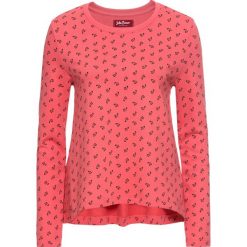 Bluza z nadrukiem, długi rękaw bonprix jasny koralowy z nadrukiem. Bluzy damskie marki KALENJI. Za 32.99 zł.
