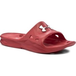 Klapki UNDER ARMOUR - Ua M Locker III Sl 1287325 Red/Msv 600. Czerwone klapki męskie Under Armour, z tworzywa sztucznego, sportowe. W wyprzedaży za 79.00 zł.