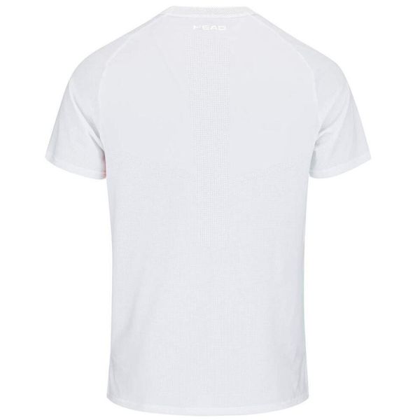 Koszulka tenisowa męska z krótkim rękawem Head Performance. Białe koszulki sportowe męskie Head, m, bez wzorów, bez kołnierzyka, bez ramiączek, tenisowe. Za 229.00 zł.