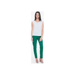 Mosali - Eleganckie Spodnie M002. Zielone spodnie materiałowe damskie Mosali, z tkaniny. Za 119.00 zł.