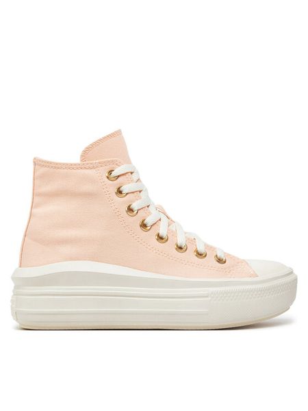 Converse Trampki Chuck Taylor All Star Move A09910C Różowy. Czerwone trampki i tenisówki damskie Converse, bez wzorów, z materiału, retro, bez zapięcia. Za 242.99 zł.