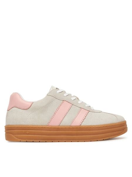 Primigi Sneakersy 1425044 S Szary. Szare buty sportowe dziewczęce Primigi, bez wzorów, ze skóry, bez zapięcia. Za 209.99 zł.