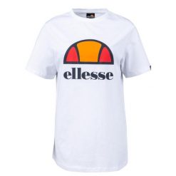 Koszulka damska Ellesse Arieth. Białe koszulki sportowe damskie Ellesse, l, bez wzorów, bez kołnierzyka, bez ramiączek, trekkingowe. Za 79.99 zł.