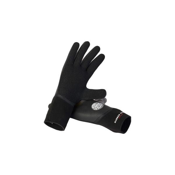 Rękawiczki do sportów wodnych Rip Curl Rubber Soul 3MM Glove. Czarne rękawiczki męskie Rip Curl, bez wzorów, sportowe. Za 109.99 zł.