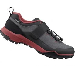 Damskie buty rowerowe EX500W, czarne. Czarne obuwie sportowe damskie Shimano, bez wzorów, z gumy, rowerowe. Za 599.99 zł.