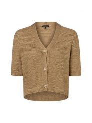 More & More Kardigan Kobiety dzianina grubo tkana beżowy, 46. Brązowe kardigany damskie More & More, bez wzorów, z dzianiny. Za 229.95 zł.