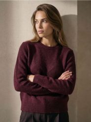 Sweter chunky z domieszką wełny - fioletowy. Fioletowe swetry damskie Sinsay, l, bez wzorów, z wełny, bez kołnierzyka, bez ramiączek, bez kaptura. Za 39.99 zł.