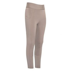 Dziewczęce legginsy jeździeckie z pełną przyczepnością Imperial Riding Tessy Lig. Brązowe legginsy dla dziewczynek IMPERIAL RIDING, bez wzorów. Za 234.00 zł.