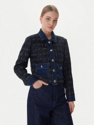 Morgan Marynarka 261-VINCA Granatowy Regular Fit. Niebieskie żakiety damskie Morgan, bez wzorów, z syntetyku. Za 459.99 zł.