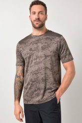 Męska T-Shirt rowerowy rękaw 1/2 siateczka nadruk na całej powierzchni. Brązowe t-shirty męskie JAY-PI, m, bez wzorów, z materiału, sportowe, bez kołnierzyka. Za 179.99 zł.