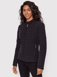Guess Kurtka przejściowa Vona W2YL1I W6NW2 Czarny Slim Fit. Czarne kurtki damskie Guess, xs, z aplikacjami, z syntetyku, bez kaptura. Za 430.00 zł.
