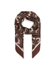 Weekend Max Mara Chusta Onesto 2615541144 Brązowy. Brązowe czapki i kapelusze damskie Weekend Max Mara, bez wzorów, z jedwabiu. Za 489.99 zł.