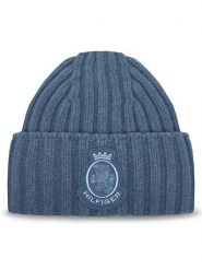 Tommy Hilfiger Czapka Th Crest Fluffy AW0AW18210 Niebieski. Niebieskie czapki i kapelusze damskie Tommy Hilfiger, na zimę, bez wzorów, z wełny. Za 349.99 zł.