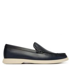 Lordsy BOSS. Niebieskie mokasyny męskie Boss. Za 949.99 zł.