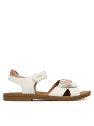 Primigi Sandały 1386933 D Biały. Białe sandały dziewczęce Primigi, ze skóry, bez zapięcia. Za 249.99 zł.