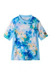 Koszulka dziecięca Reima Joonia. Niebieskie t-shirty i topy dla dziewczynek Reima, bez wzorów, z elastanu, bez ramiączek. Za 170.49 zł.