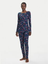 United Colors Of Benetton Piżama 3SUP3P03N Granatowy Regular Fit. Niebieskie piżamy damskie United Colors Of Benetton, m, bez wzorów, z bawełny, bez ramiączek. Za 239.99 zł.