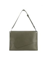 Gino Rossi Torebka CS6336 Khaki. Brązowe torebki do ręki damskie Gino Rossi, bez wzorów, z materiału, bez dodatków. Za 137.99 zł.