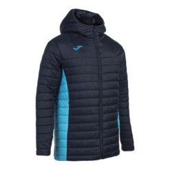 Kurtka z kapturem Joma Urban V. Niebieskie kurtki męskie Joma, na zimę, m, bez wzorów, z materiału, z kapturem. Za 479.50 zł.
