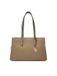 MICHAEL Michael Kors Torebka Laila 30S5G9IT2L Beżowy. Brązowe torebki do ręki damskie MICHAEL Michael Kors, bez wzorów, ze skóry, bez dodatków. Za 999.99 zł.