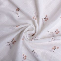 Pielucha BAMBUSOWA druk 3 pak, roz. 70x70. Czerwone śliniaki dla dzieci Multitex, bez wzorów, z bawełny. Za 36.16 zł.