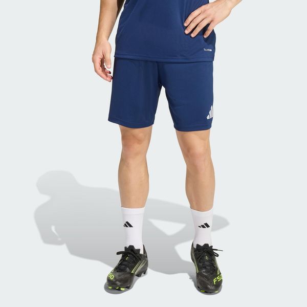Szorty Entrada 26. Białe krótkie spodenki sportowe męskie Adidas, l, bez wzorów, z dzianiny, do piłki nożnej, climacool (adidas). Za 79.95 zł.