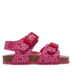 Sandały Agatha Ruiz de la Prada. Czerwone sandały dziewczęce Agatha Ruiz de la Prada, bez zapięcia. Za 129.99 zł.