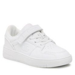 Sneakersy Champion. Białe półbuty chłopięce Champion, bez wzorów, bez zapięcia. Za 109.99 zł.