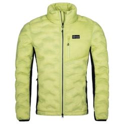 Męska ocieplana kurtka Kilpi ACTIS-M. Zielone kurtki sportowe męskie Kilpi, m, bez wzorów, z materiału, trekkingowe. Za 270.50 zł.