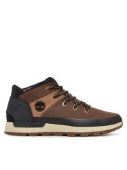 Timberland Trzewiki Sprint Trekker Mid Lc Waterproof TB0A6CRBEJU1 Brązowy. Brązowe botki męskie Timberland, bez wzorów, z materiału, bez zapięcia. Za 549.99 zł.