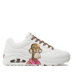 Sneakersy Skechers. Czarne trampki i tenisówki chłopięce Skechers, bez wzorów, bez zapięcia. Za 159.99 zł.