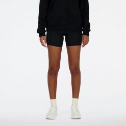 Spodenki damskie New Balance WS41271BK – czarne. Czarne szorty sportowe damskie New Balance, l, bez wzorów, z materiału, do biegania. Za 149.99 zł.