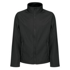 Męski Softshell Ablaze. Czarne kurtki męskie Regatta, m, bez wzorów, z softshellu, sportowe, bez kaptura. Za 85.99 zł.