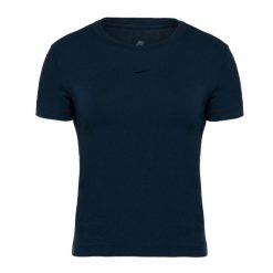 Koszulka damska Nike Sportswear Chill Knit. Niebieskie koszulki sportowe damskie Nike, l, bez wzorów, casualowe, bez kołnierzyka. Za 119.99 zł.