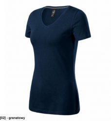 MALFINI Action V-neck - ADLER - Action V-neck - Koszulka damska, 180 g/m, 95 % bawełna, 5 % elastan granatowy M. Niebieskie t-shirty damskie Malfini, m, bez wzorów, z bawełny, bez kołnierzyka. Za 34.15 zł.