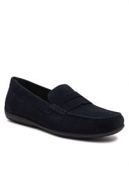 Geox Mokasyny U Ascanio U450WC 00022 C4002 Granatowy. Niebieskie mokasyny męskie Geox, ze skóry. Za 339.99 zł.