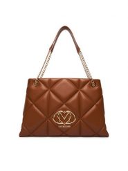 LOVE MOSCHINO Torebka JC4040PP1OLC0200 Brązowy. Brązowe torebki do ręki damskie Love Moschino, bez wzorów, ze skóry, bez dodatków. Za 1,099.00 zł.