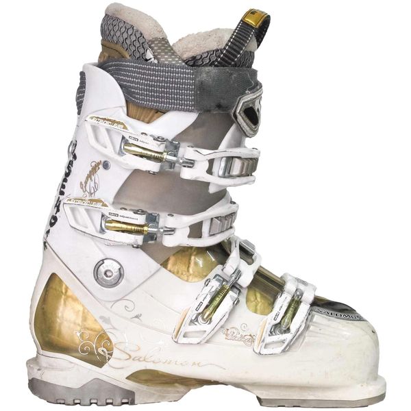 Używane buty narciarskie - SALOMON Divine RS, 36 EU, Stan dobry. Obuwie sportowe damskie Salomon, bez wzorów, narciarskie. Za 350.00 zł.
