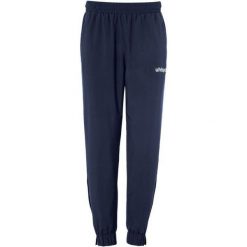Spodnie dresowe Uhlsport woven. Niebieskie spodnie sportowe męskie Uhlsport, m, bez wzorów, z dresówki, do piłki nożnej. Za 162.50 zł.