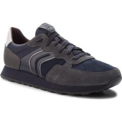 Sneakersy GEOX - U Vincit B U845VB 022ME C9AF4 Anthracite/Navy. Niebieskie półbuty na co dzień męskie Geox, z materiału, eleganckie, bez zapięcia. W wyprzedaży za 319.00 zł.