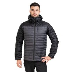 Kurtka puchowa męska Rab Microlight Alpine Jacket z kapturem. Czarne kurtki męskie RAB, l, bez wzorów, z puchu, sportowe, z kapturem. Za 1,099.99 zł.