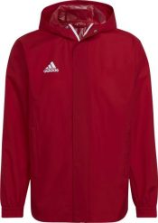 Kurtka męska Adidas Entrada 22 All-Weather czerwona r. L. Czerwone kurtki męskie Adidas, l, bez wzorów, bez kaptura. Za 100.49 zł.