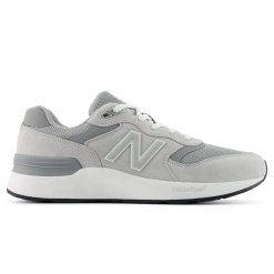 Buty męskie New Balance M8806HE – szare. Szare buty sportowe męskie New Balance, z gumy, bez zapięcia, na fitness i siłownię. Za 499.99 zł.