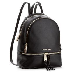 Plecak MICHAEL Michael Kors. Czarne plecaki damskie MICHAEL Michael Kors, bez wzorów. Za 949.99 zł.