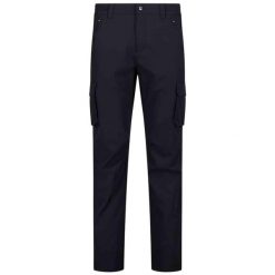 Spodnie CMP. Czarne spodnie sportowe męskie Campagnolo, s, bez wzorów, z dresówki, na fitness i siłownię. Za 234.95 zł.