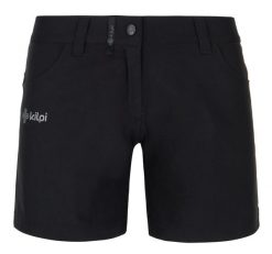 Lekkie spodenki outdooroowe damskie Kilpi SUNNY-W. Czarne szorty sportowe damskie Kilpi, na lato, s, bez wzorów, z materiału, sportowe, trekkingowe. Za 124.00 zł.