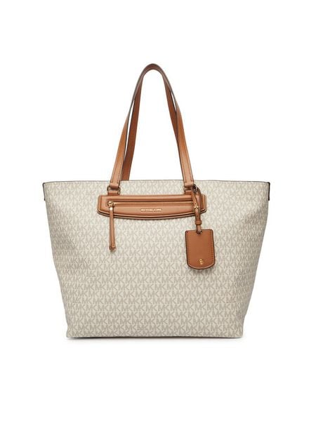 MICHAEL Michael Kors Torebka Jet Set 30S6GTVT4B Écru. Białe torebki do ręki damskie MICHAEL Michael Kors, bez wzorów, ze skóry, bez dodatków. Za 1,169.99 zł.